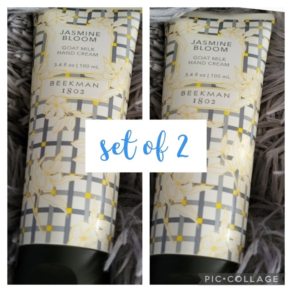 Beekman 1802 Pure Goat Milk Hand Cream JASMINE BLOOM 3.4 oz